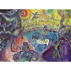 Cirko arklys Marc Chagall 1000d.